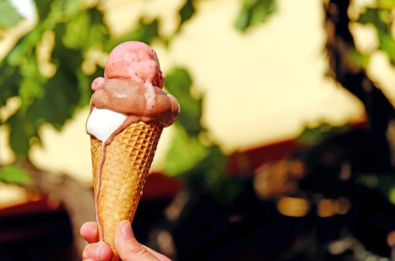 Saffron Ice Cream